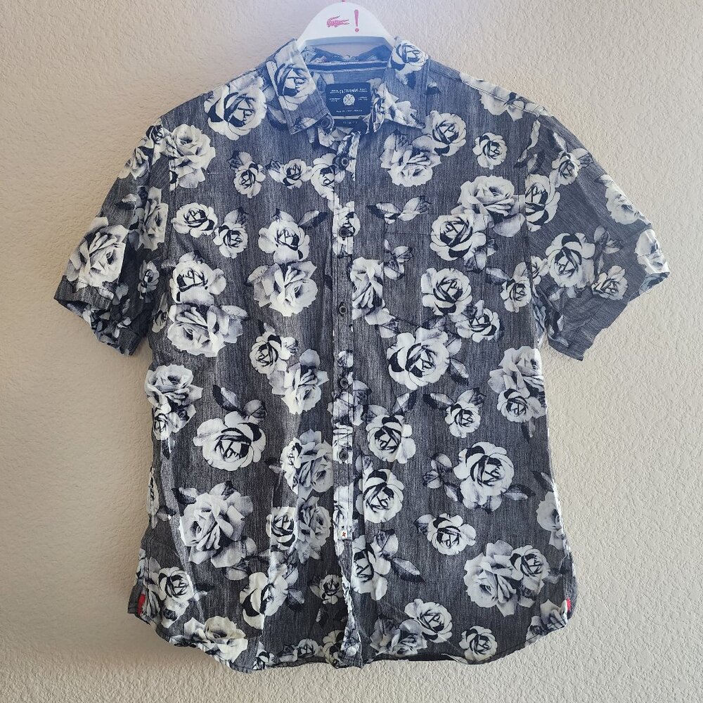 Cactus Man Roses Button-up - XL